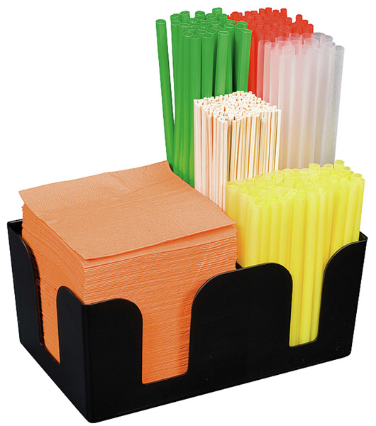 Bar-Caddy 24 x 15 cm, H: 11 cm , Schwarz