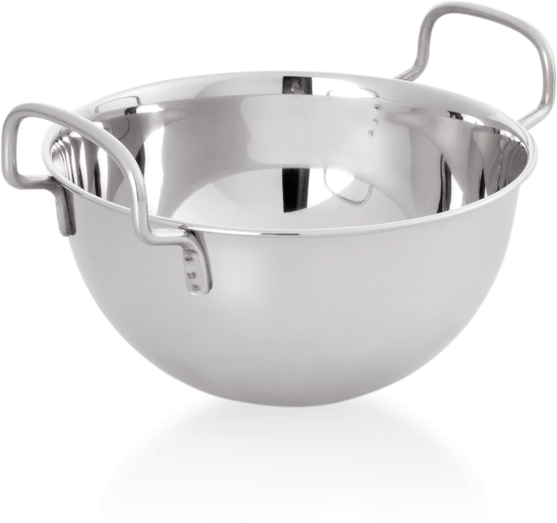 Schneeschlagkessel, Ø 30 cm, 6,5 ltr., Chromnickelstahl