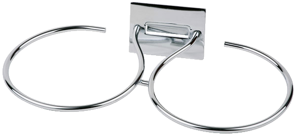 Doppelring zur Büfettleiter ca. 29,5 x 14 ,5 cm , Edelstahl