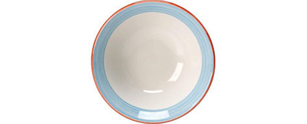Steelite Kompottschale Atlanta mit Rand 135 mm Rio Blue
