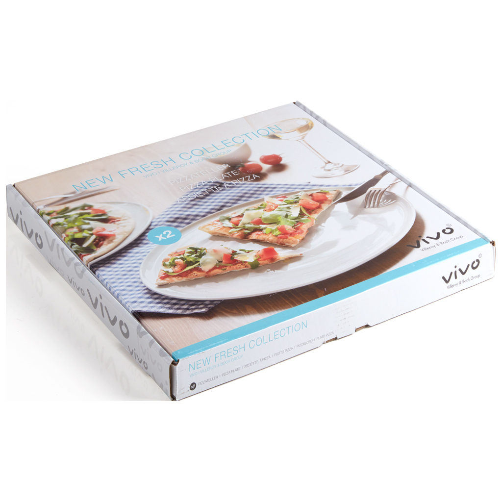 vivo - Villeroy & Boch Group New Fresh Collection Pizzatellerset 2 tlg