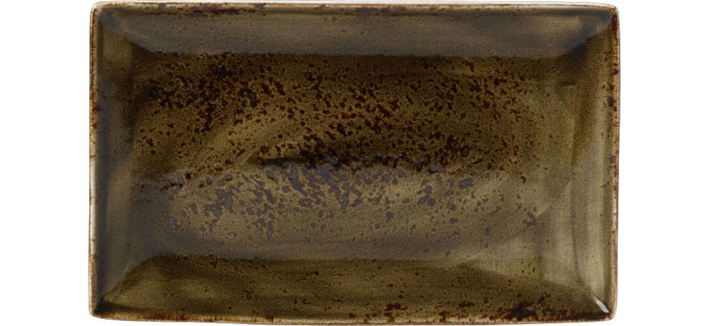 Steelite Platte rechteckig 270 x 168 mm braun Craft Brown