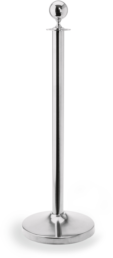 Abgrenzungspfosten Classic, Kugel, hochglanzpoliert Edelstahl