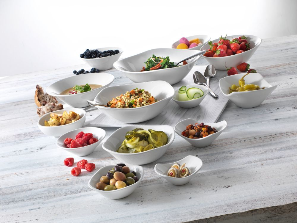 Steelite Bowl Square 155 x 155 mm weiß Taste