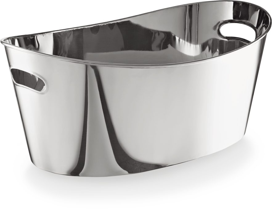 Champagnerkühler, 53 x 33 x 24 cm, Chromnickelstahl