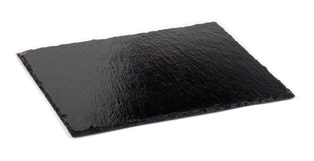 GN 1/3 Naturschieferplatte 32,5 x 17,6 cm , Schwarz