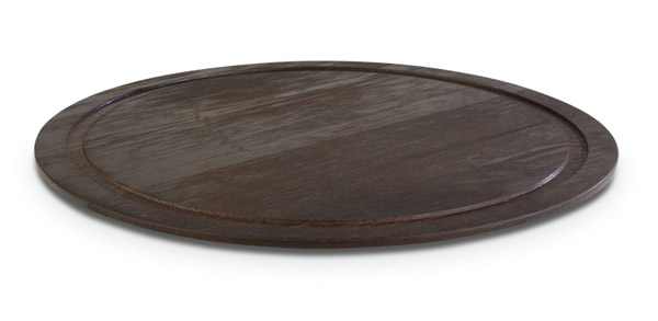 Tablett -APS PLUS- Ø 38,5 cm, H: 2 cm , Braun