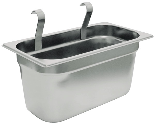 Bestecksammler GN 1/3 32,5 x 17,6 cm, H: 15 cm , Edelstahl