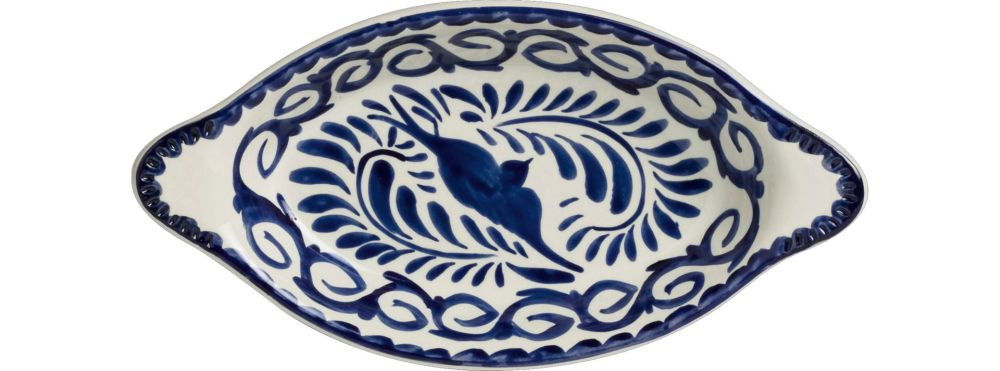 Steelite Schale oval mit Griffen Rarebit Anfora Puebla