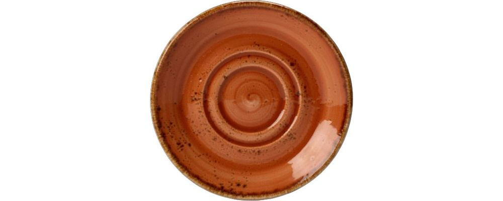Steelite Kombi-Untertasse 145 mm terracotta Craft Terracotta