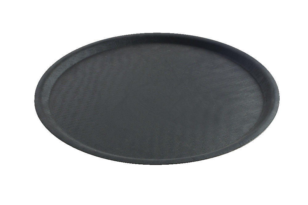 Hendi Serviertablett rund schwarz 460 mm Fiberglas