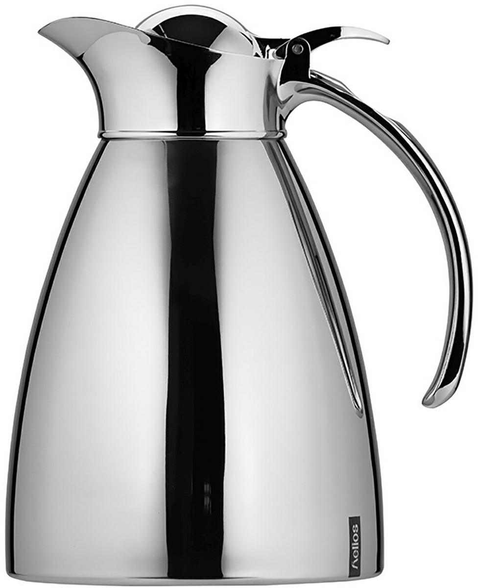 Edelstahl-Isolierkanne 1,0 l Klappdeckel - Helios Brilliant -