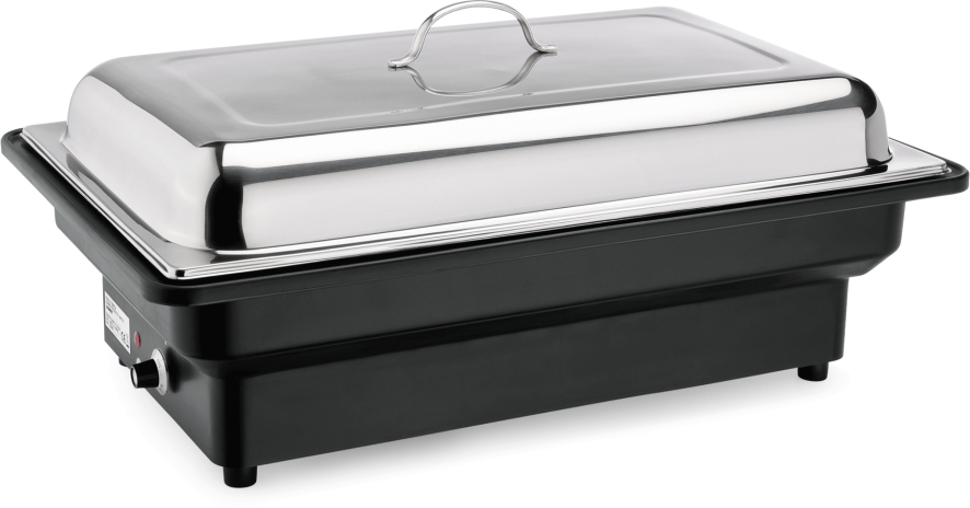 Elektro Chafing Dish GN 1/1, 56 x 36 x 25 cm, Chromnickelstahl/Polypropylen