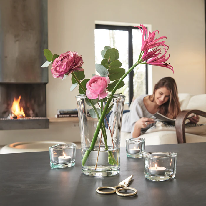 Präsent Leonardo Vase Bloom 21,5 cm in geschwungener Form