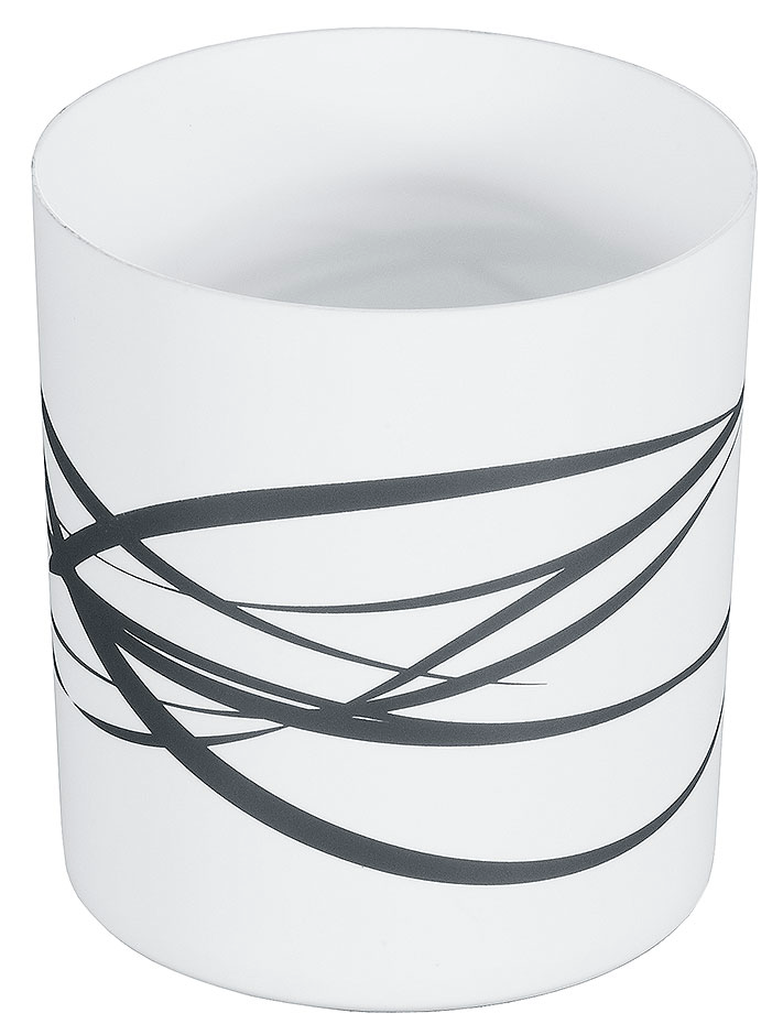 Tischabfallbehälter mit Dekor